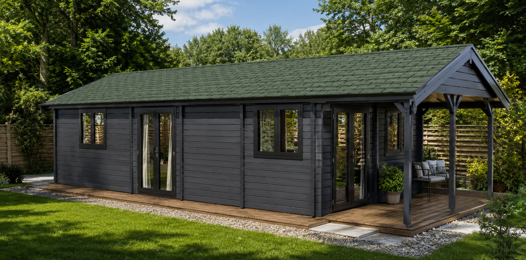 Nord Haven log cabin – log cabins UK by Logtech Ltd