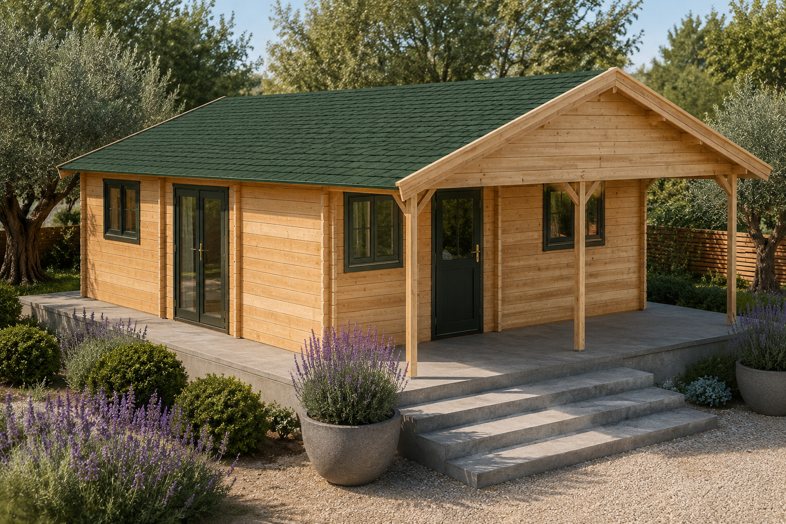 Insulated large Log Cabin