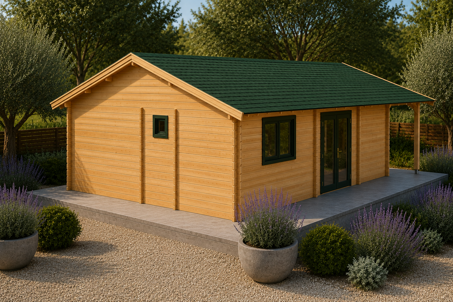 Logtech Ltd Residential log cabin