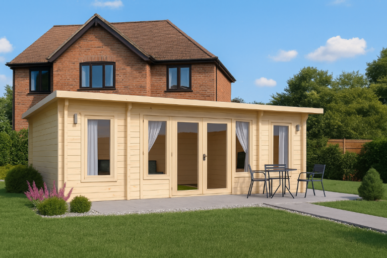 Insulated Garden Room Logtechltd