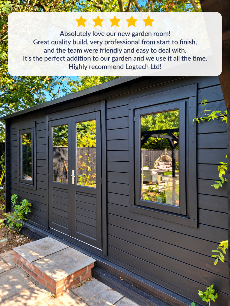 Self build Log Cabin Logtech Ltd