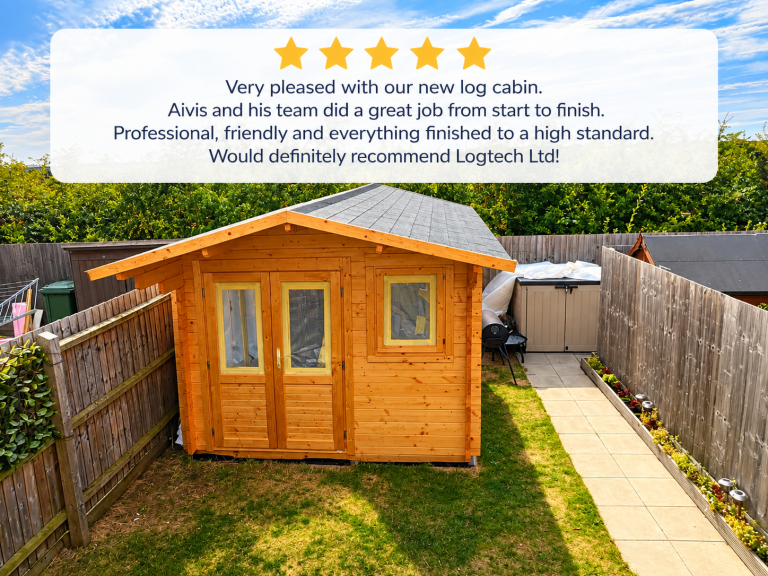 Pre fab Log Cabins Kit Logtech Ltd