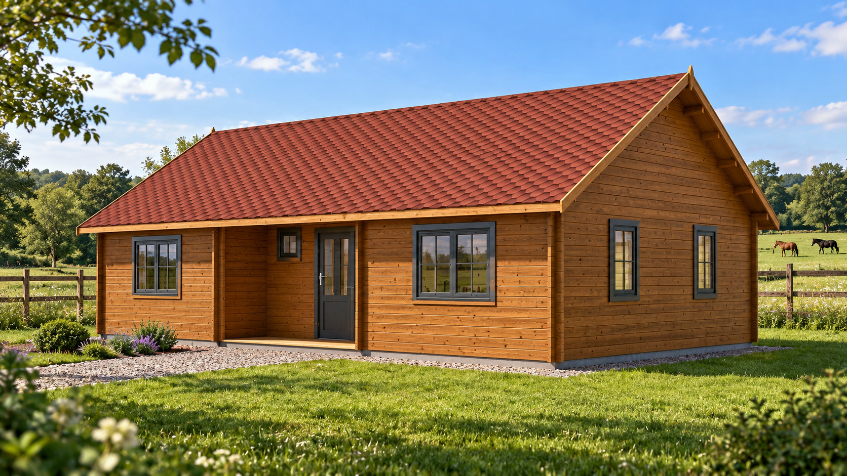 Insulated Log Cabin annexe logtech ltd
