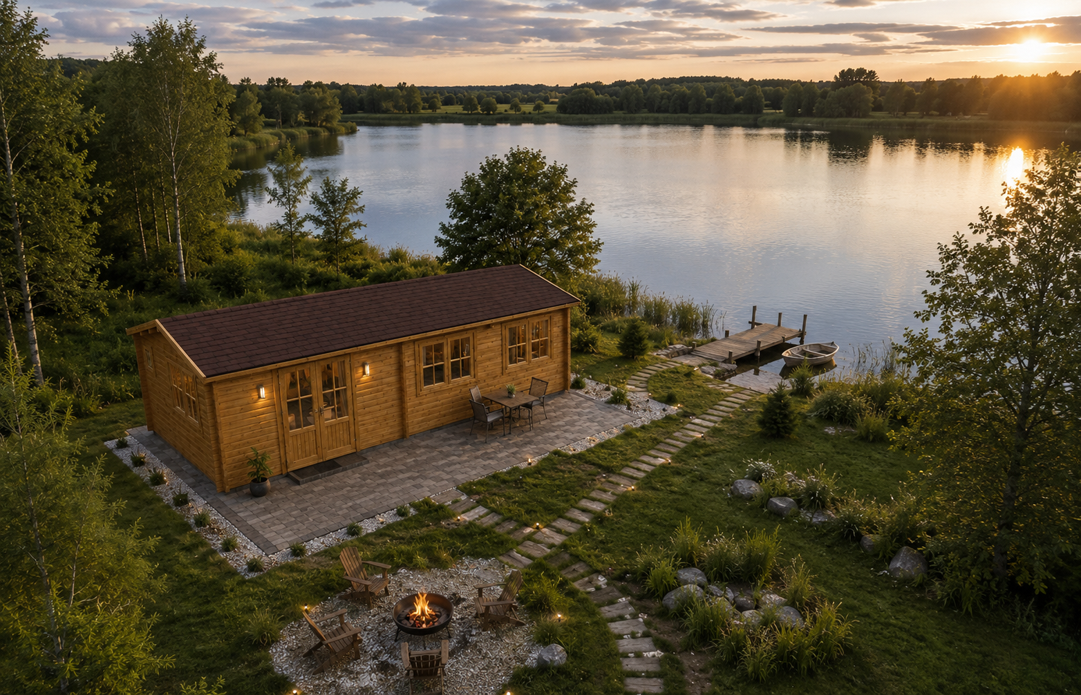 Logtech ltd Insulated Log Cabin Linda