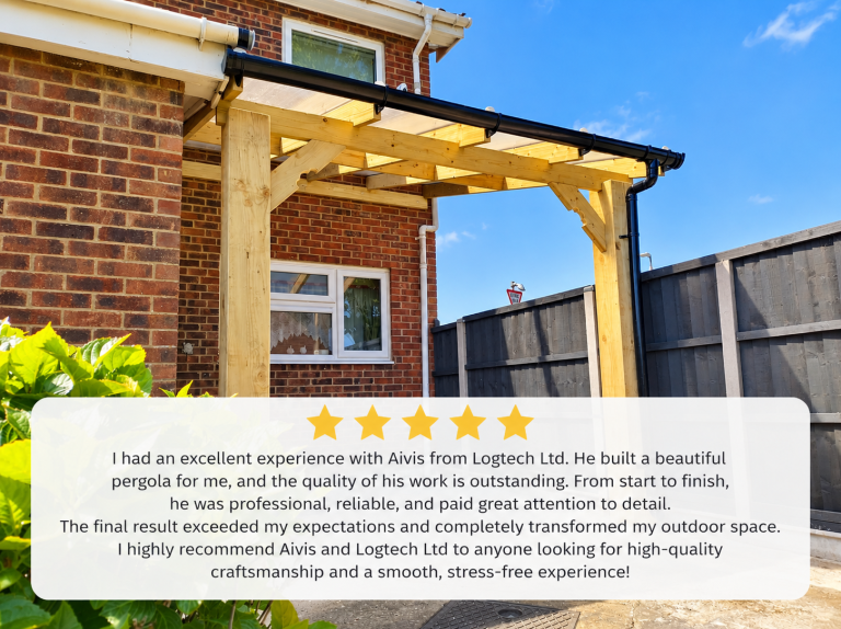 Pergola supplier UK Logtech ltd